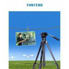 Trépied Yunteng VCT-880 vidéo professionnel en Aluminium  avec tête panoramique pour appareil photo reflex numérique