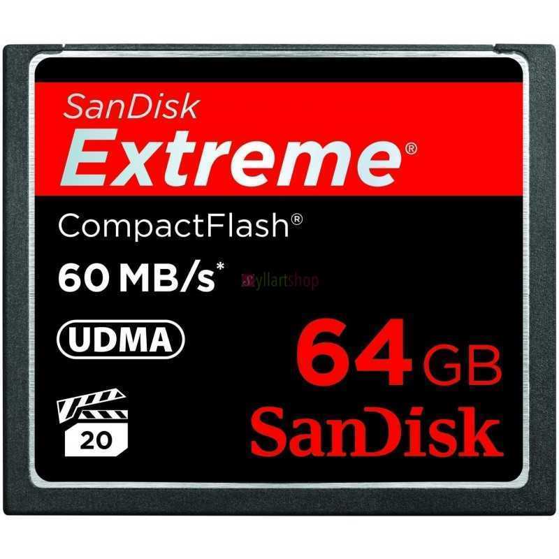 Carte mémoire SanDisk Extreme CompactFlash 64Go