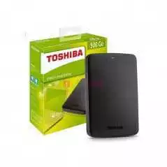 Disque dur externe 2.5" USB 3.0 Toshiba Canvio Basics 500 Go Noir