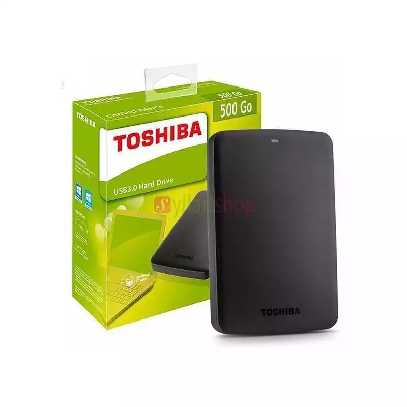 Disque dur externe 2.5 USB 3.0 Toshiba Canvio Basics 500 Go Noir