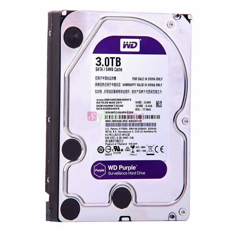 Disque dur interne 3.5" desktop Western Digital WD Blue 3 To SATA 6Gb/s 64 Mo 5400 RPM 64 Mo Serial ATA 6Gb/s