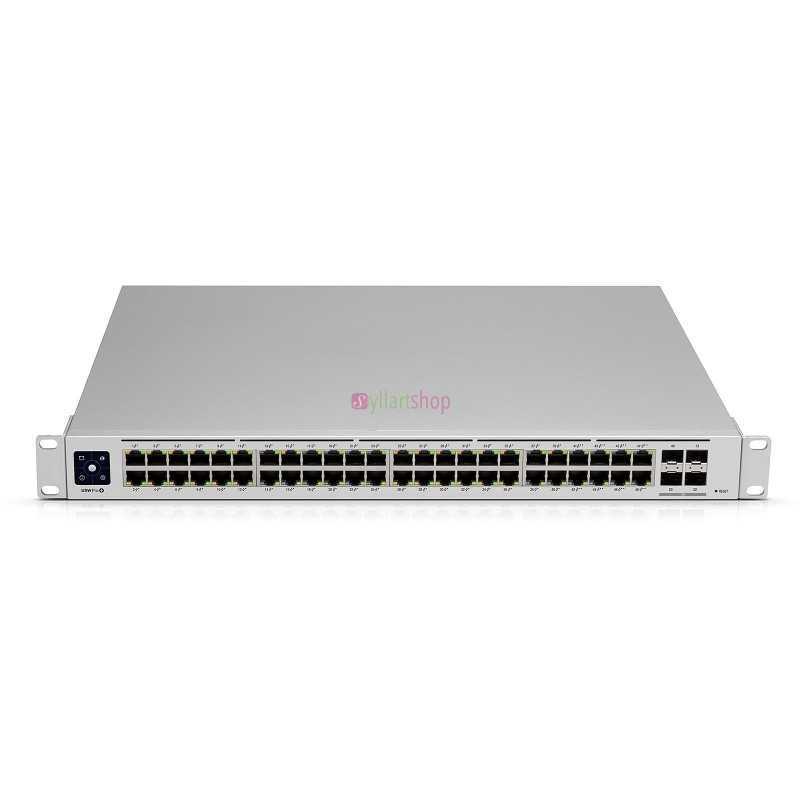Switch Ubiquiti UniFi USW-PRO-48-POE 48 ports 10/100/1000 Mbps (40 PoE /8 PoE) 4 ports SFP ddis Switch Ubiquiti UniFi USW-PRO-48-POE 48 ports 10/100/1000 Mbps (40 PoE /8 PoE) 4 ports SFP ddis
