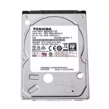 Disque dur interne Toshiba pour ordinateur portable HDD 2.5 SATA III, 500GB/1TB/2TB de capacité stockage, 5400 tr/min SATA3