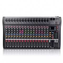 Table de mixage audio Bluetooth professionnel 16 canaux Yamaha MX 1606 BT avec port USB