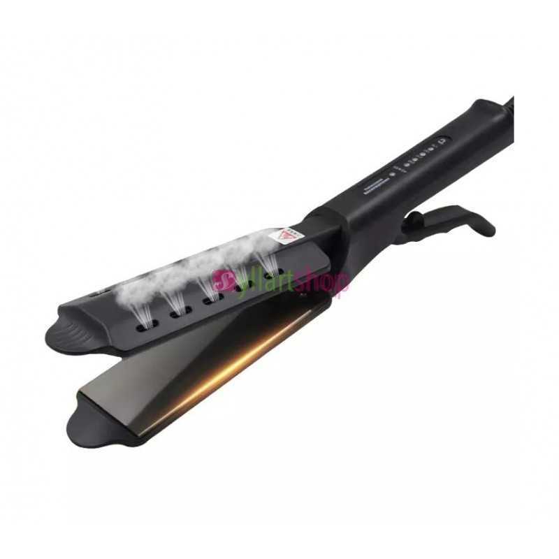 Fer à lisser plat pour cheveux pour femmes, fer à friser professionnel, ionique, fer à friser, coupe sèche et humide Fer à lisser plat pour cheveux pour femmes, fer à friser professionnel, ionique, fer à friser, coupe sèche et humide