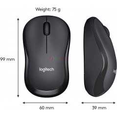 Souris Sans Fil Compacte et Silencieuse | LOGITECH M220 SILENT | 18 Mois d'Autonomies