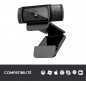 Webcam Full HD 1080p Logitech HD Pro Webcam C920  avec deux microphones intégrés