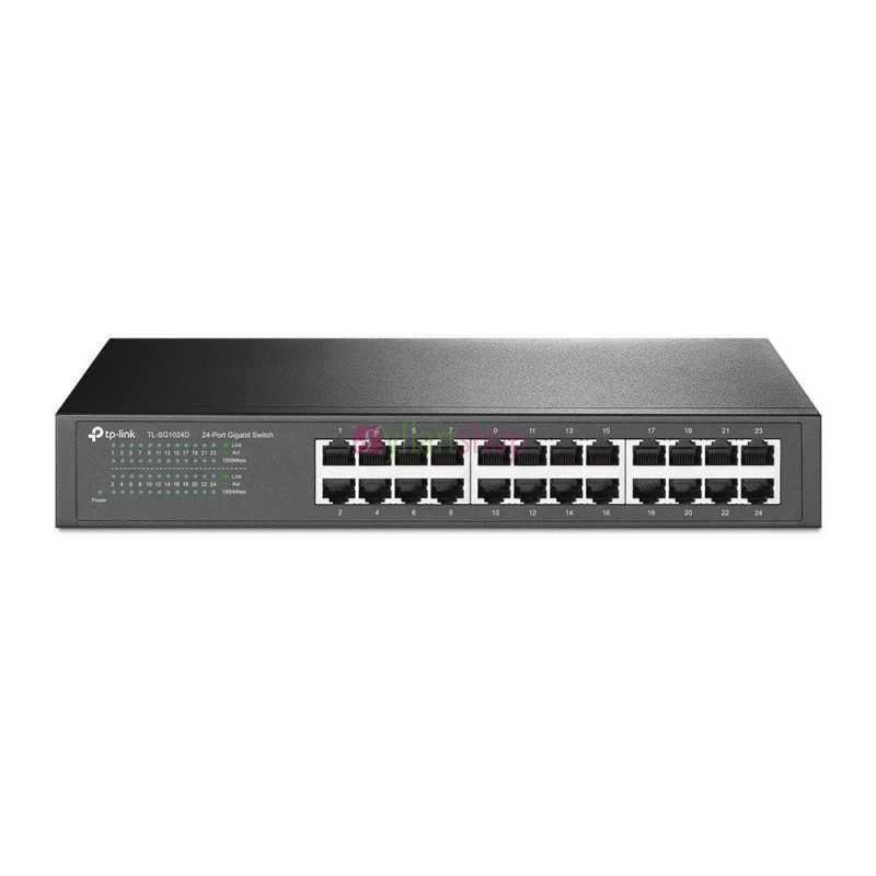 Switch Gigabit 24 Ports TP-Link TL-SG1024D | Plug & Play | Haute Performance
