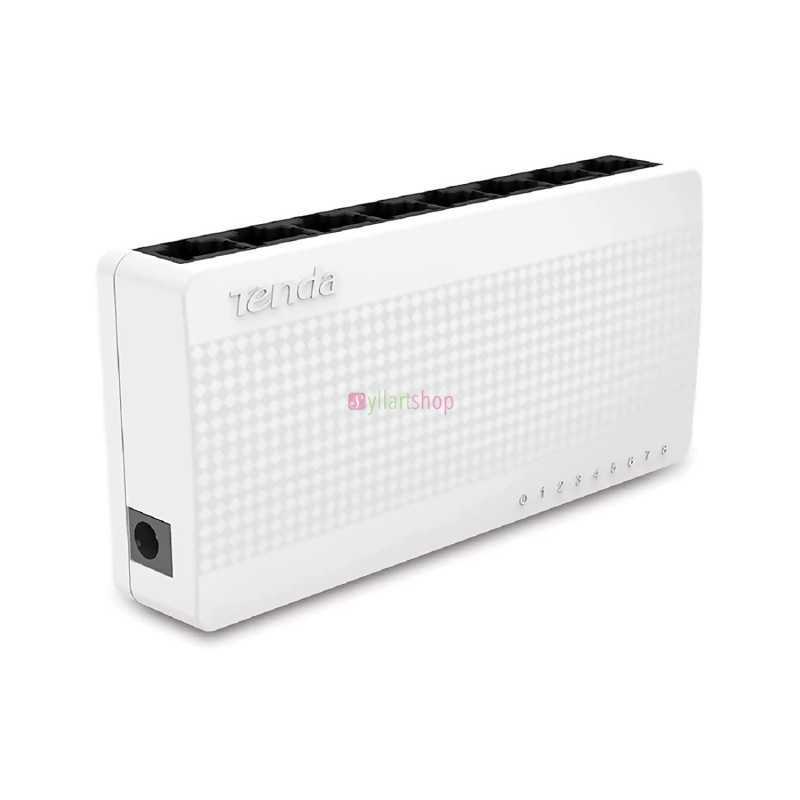 Switch Tenda S108 Ethernet | 8 Ports 10/100 Mbps | Boîtier Compact | Plug & Play