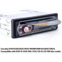 Radio voiture Audio Stéréo Radios FM Lecteur DVD/CD Prise en charge de la carte USB/SD/MMC