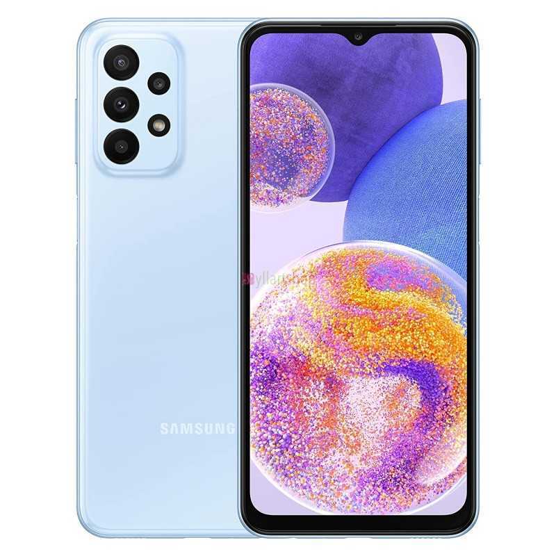 Samsung Galaxy A23 Bleu, Ecran 6.6 RAM 6Go, Mémoire 128Go appareil photo 50 Mpx Samsung Galaxy A23 Bleu, Ecran 6.6 RAM 6Go, Mémoire 128Go appareil photo 50 Mpx