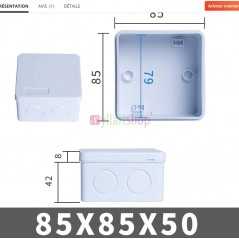 Boîtier d'interrupteur IP67/IP65 ABS 150x150x70