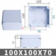 Boîtier d'interrupteur IP67/IP65 ABS 150x150x70