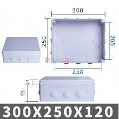 Boîtier d'interrupteur IP67/IP65 ABS 150x150x70