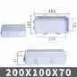 Boîtier d'interrupteur IP67/IP65 ABS 150x150x70