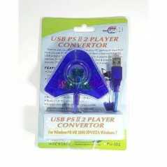Adaptateur convertisseur de jeu USB Dual PS 2 II Controller Console Joystick PC