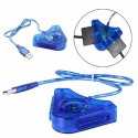 Adaptateur convertisseur de jeu USB Dual PS 2 II Controller Console Joystick PC