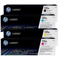 Cartouche toner HP 131A Noir, Jaune, Bleu, Rouge