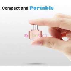 Connecteur OTG Android pour faire un port USB pour votre téléphone portable - noir