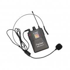Microphone sans fil portable UHF W-15C (10 canaux sélectionnables) - 2 casques