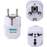 Prise Convertisseur de courant universel type EU UK US AU DIN 10A, 2 broches