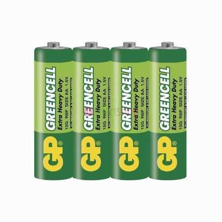 Piles extra-robustes GP Greencell AA (lot de 4)