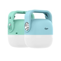 Lanterne de camping portative de sauvegarde de batterie au lithium-ion LED rechargeable