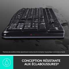 Logitech MK120 | Ensemble Clavier et Souris Filaire | QWERTY
