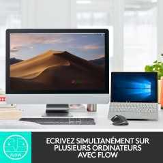 Clavier sans fil Bluetooth Logitech MX Keys - rétro-éclairage compatible Windows et macOS - QWERTY Anglais