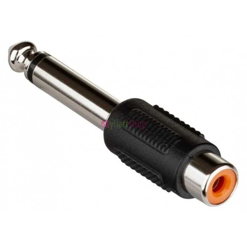 Prise adaptateur prise Rca vers prise mono 1/4 Prise adaptateur prise Rca vers prise mono 1/4