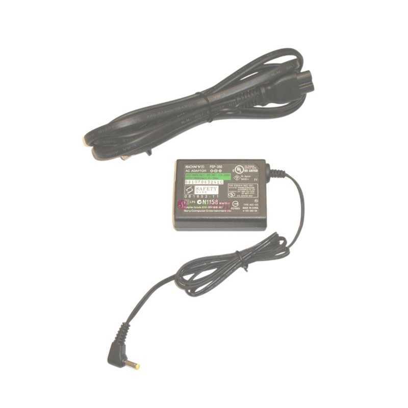 Chargeur Original Sony PSP 5V AC | Compatible PSP 1000, 2000, 3000 | Adaptateur Secteur