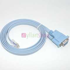 Câble Console Réseau RJ45 vers RS232 COM Port série DB9 femelle
