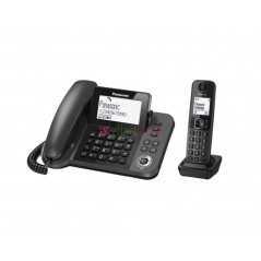 Téléphone DECT Panasonic KX-TGF310, Haut-parleur, 100 entrées, Identification de l'appelant, Noir