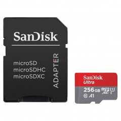 Carte mémoire SanDisk Ultra microSD UHS-I U1 256 Go 150 Mo/s + Adaptateur SD