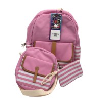 Sac à dos scolaire couleur mix LOUPIN S1001