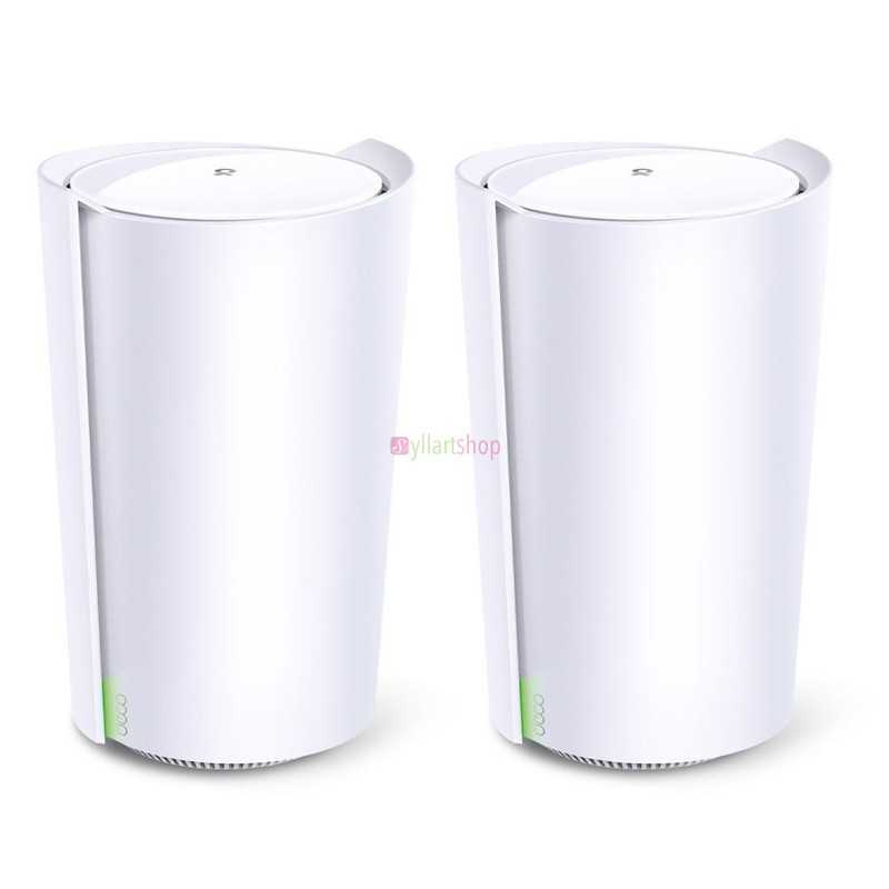 TP-Link Deco X90 (x2) | Système Mesh Wi-Fi 6 Tri-Band AX6600 | 2.5 GbE