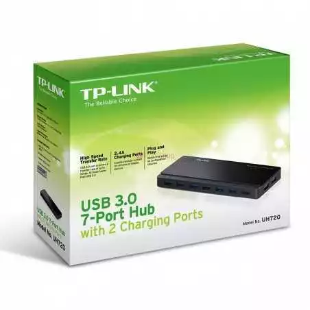 Hub 7 ports TP-LINK UH720 USB 3.0 avec 2 ports de recharge