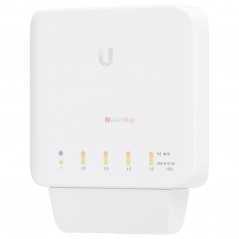 Switch Ubiquiti UniFi USW-Flex | 5 Ports Gigabit | 4 Ports PoE+ | Extérieur & Intérieur