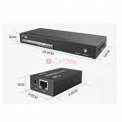 Splitter HDMI 50M extender 1x8 MT-VIKI MT-ED108