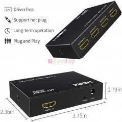 Splitter HDMI MT-VIKI MT-104M 1 en 4 sorties Full Ultra HD 1080P 4K/2K 1X4 Port