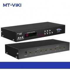 Commutateur matriciel 4 entées et 4 sorties avec 4k MT-VIKI MT-HD414