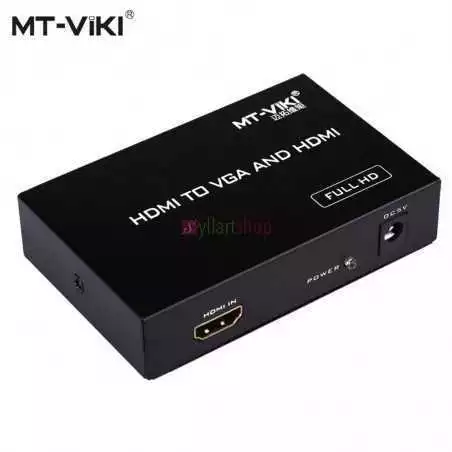 Convertisseur audio HDMI vers VGA + HDMI MT-VKI MT-HV03