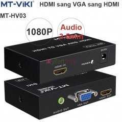 Convertisseur audio HDMI vers VGA + HDMI MT-VKI MT-HV03