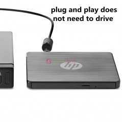 Lecteur CD HP USB graveur DVD +RW portable