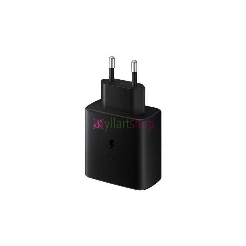 Tête de charge ultra-rapide Samsung USB-C 45W original noir Tête de charge ultra-rapide Samsung USB-C 45W original noir