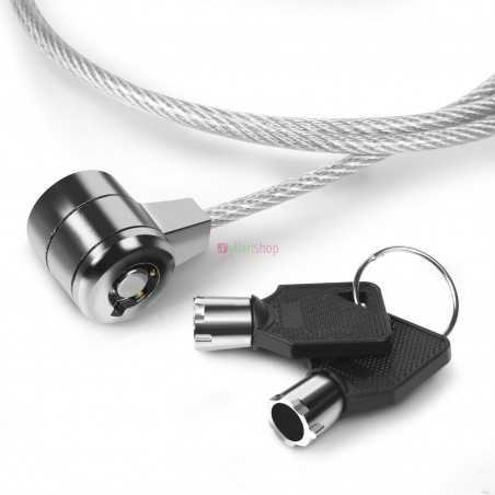 Cable Chain Lock avec 2 clés pour ordinateur portable Netbook UltraBook