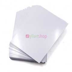 Paquet de 250 feuille de carte PVC (Badge PVC) blanc format A4