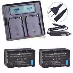 Chargeur batterie BP-U60 / BP-U30 avec double chargeur rapide LCD, pour Sony XDCAM EX PMW100 PMW150 PMW160 PMW200
