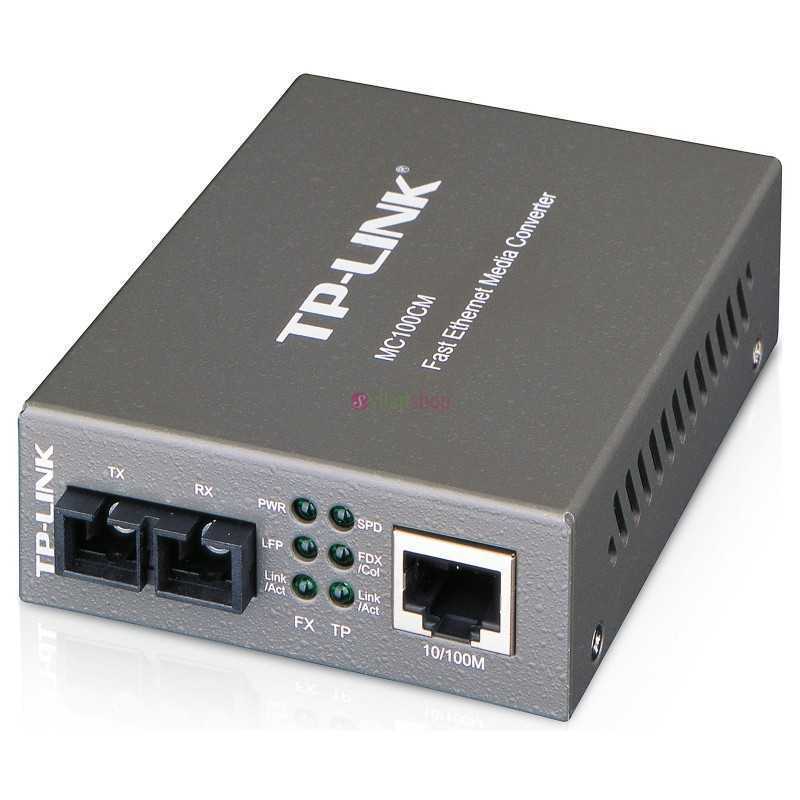 Convertisseur de Média Fibre Optique TP-Link MC100CM 10/100 Mbps