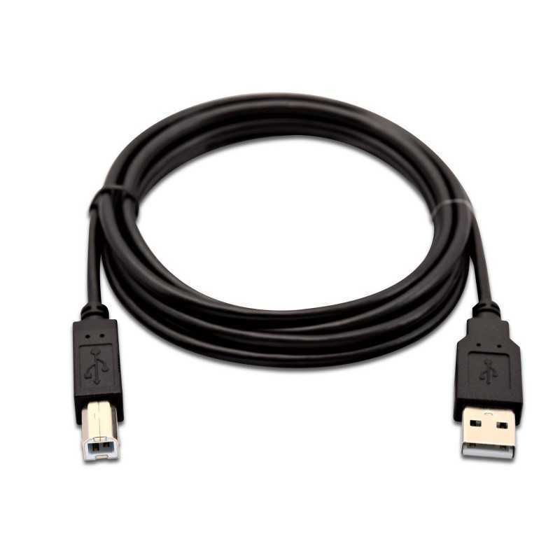 Câble imprimante USB Type-A vers Type-B 2.0 | 28/24AWG | Le noir